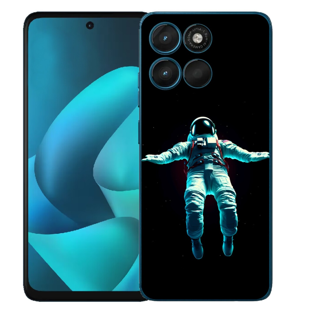 Gélový obal mmCase pre Motorola Moto G57 Power – kozmonaut