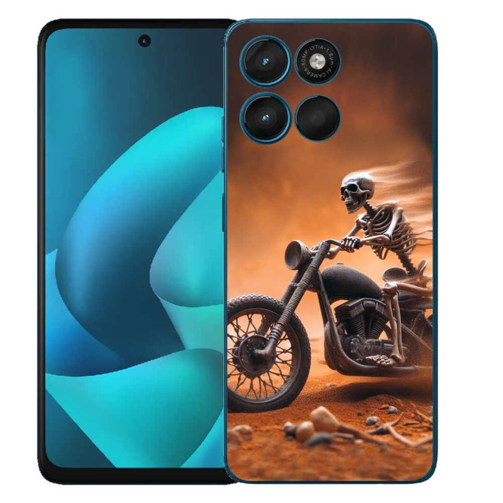 Gélový obal mmCase pre Motorola Moto G57 Power – rám na motorku