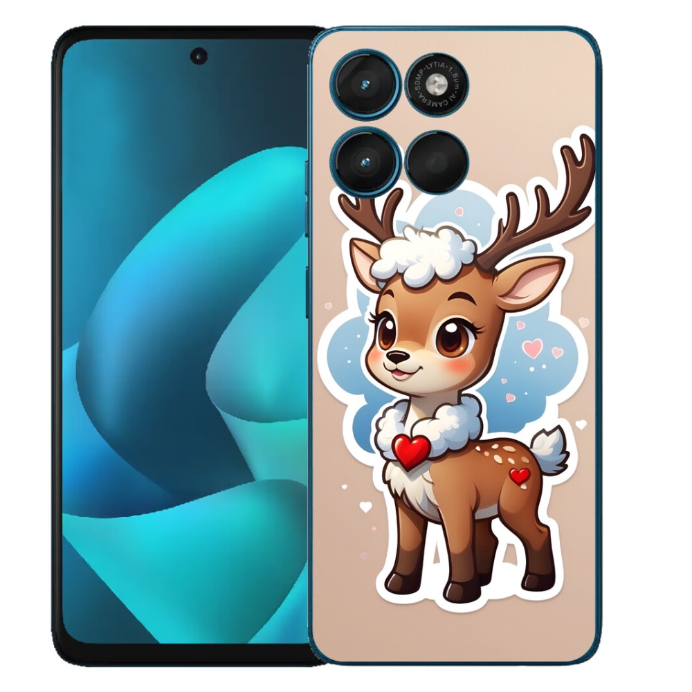 Gélový obal mmCase pre Motorola Moto G57 Power – kreslený sob
