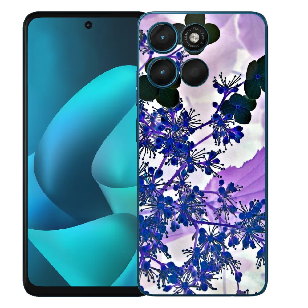 Gélový obal mmCase pre Motorola Moto G57 Power – kvet hortenzie