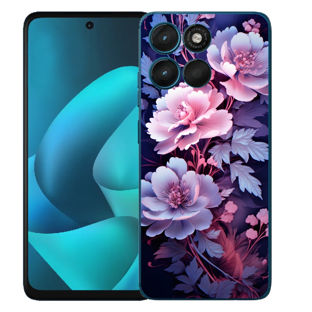 Gélový obal mmCase pre Motorola Moto G57 Power – kvety 11