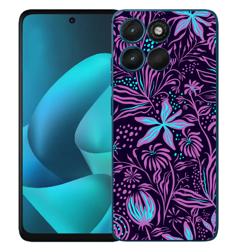 Gélový obal mmCase pre Motorola Moto G57 Power – kvety 2