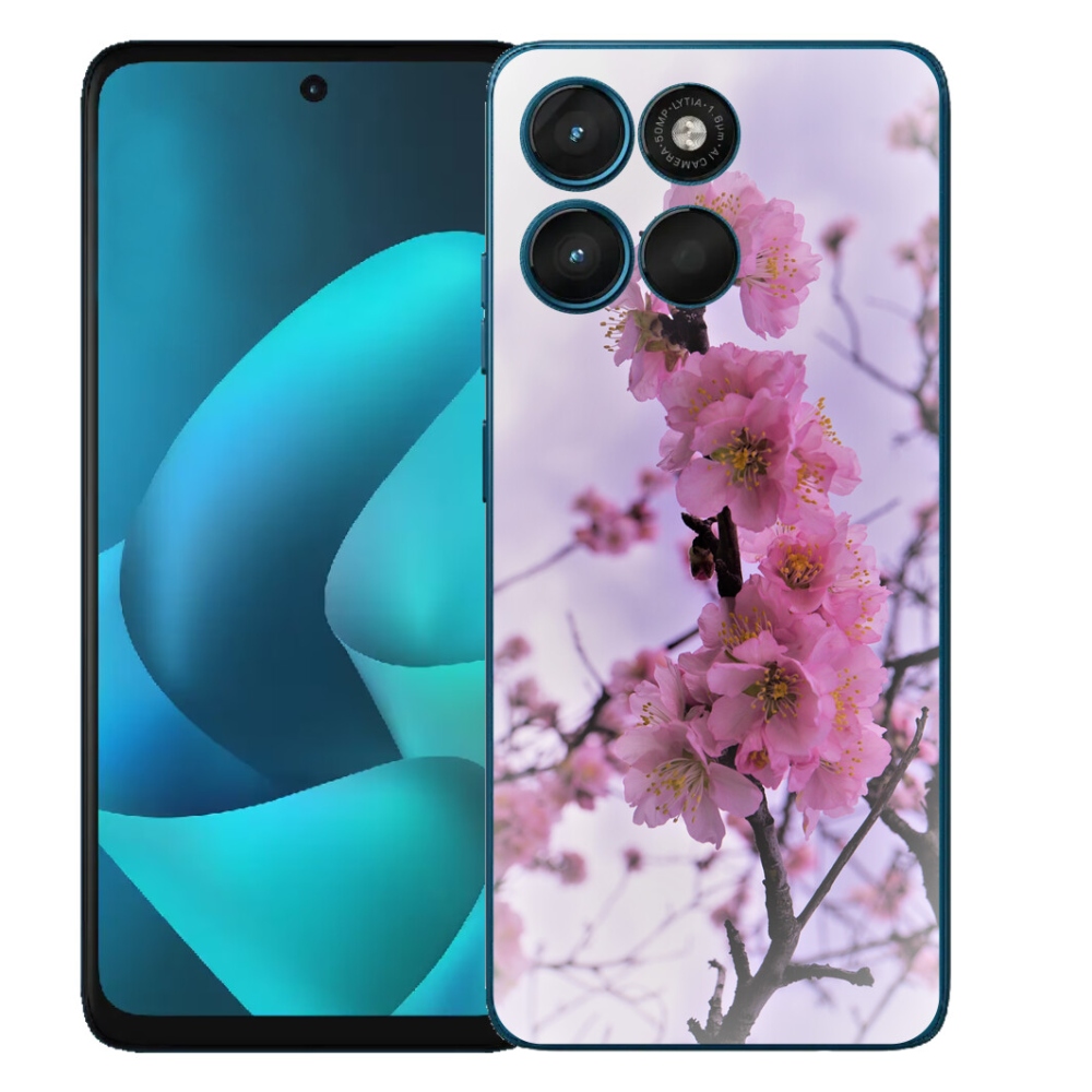 Gélový obal mmCase pre Motorola Moto G57 Power – kvety 7