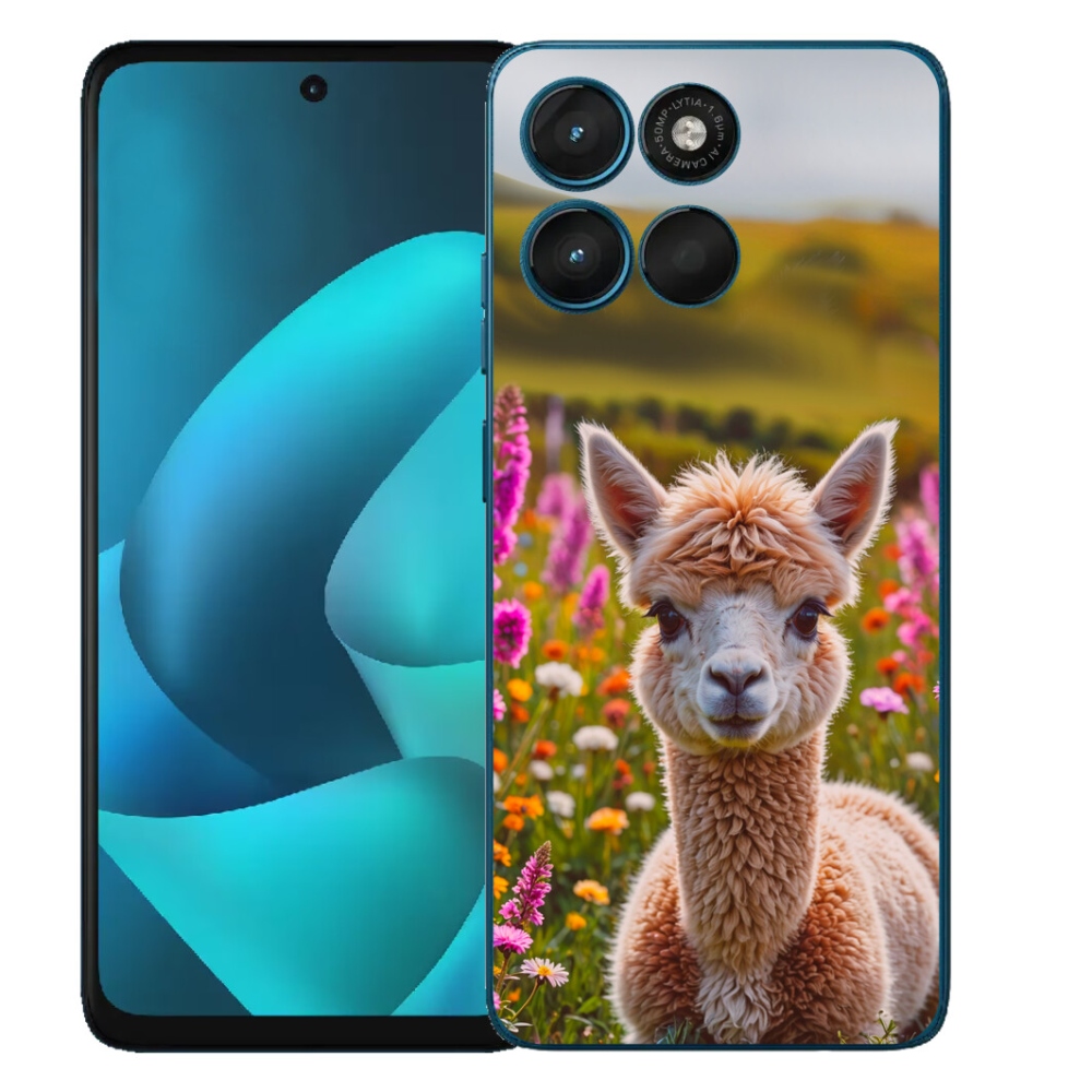Gélový obal mmCase pre Motorola Moto G57 Power – lama na lúke