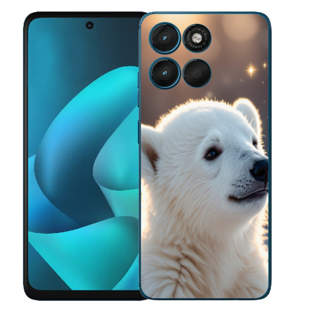 Gélový obal mmCase pre Motorola Moto G57 Power – ľadový medveď