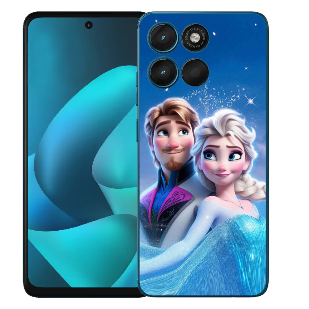 Gélový obal mmCase pre Motorola Moto G57 Power – ľadové kráľovstvo 1