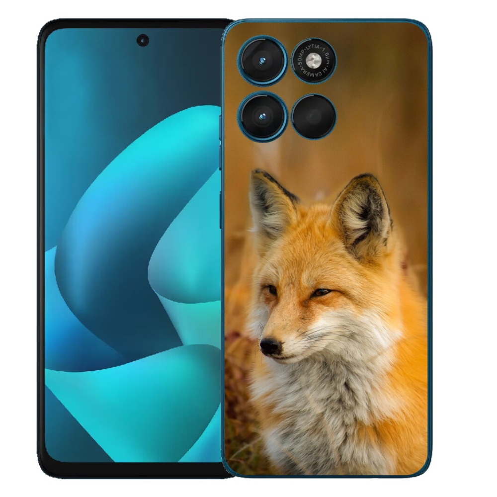Gélový obal mmCase pre Motorola Moto G57 Power – líška