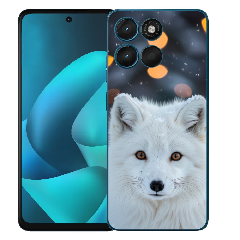 Gélový obal mmCase pre Motorola Moto G57 Power – polárna líška