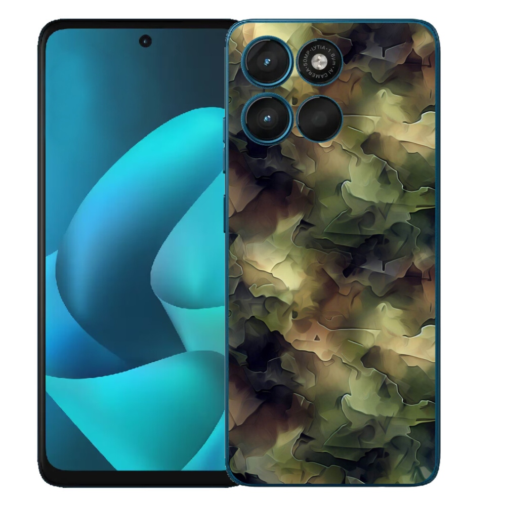 Gélový obal mmCase pre Motorola Moto G57 Power – maskovací vzor 10