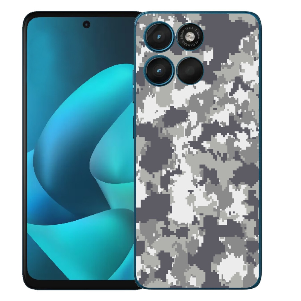 Gélový obal mmCase pre Motorola Moto G57 Power – maskovací vzor 2
