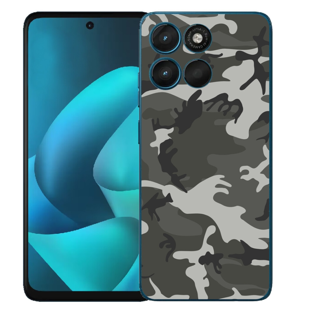 Gélový obal mmCase pre Motorola Moto G57 Power – maskovací vzor
