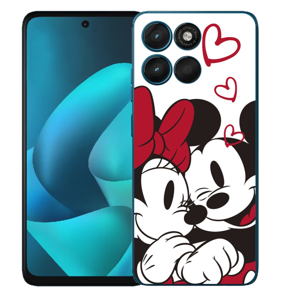 Gélový obal mmCase pre Motorola Moto G57 Power – Minnie a Mickey