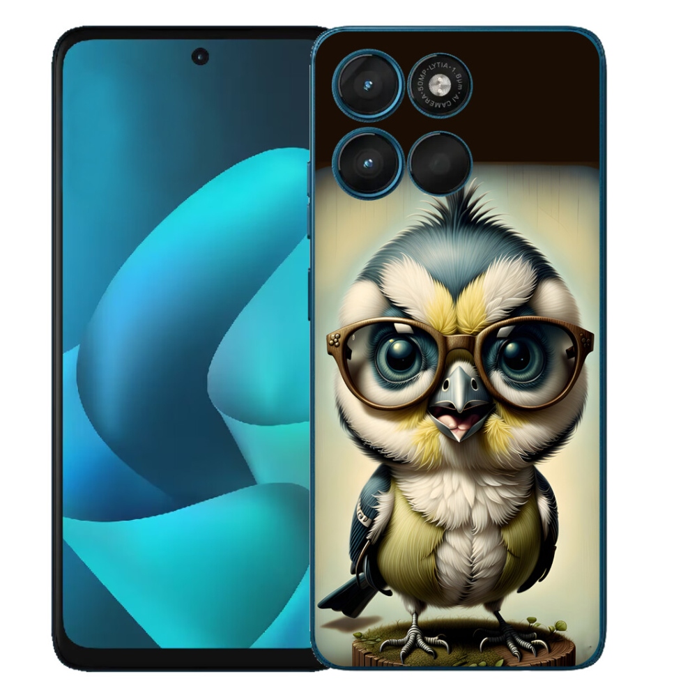 Gélový obal mmCase na Motorola Moto G57 Power – dieťa s okuliarmi