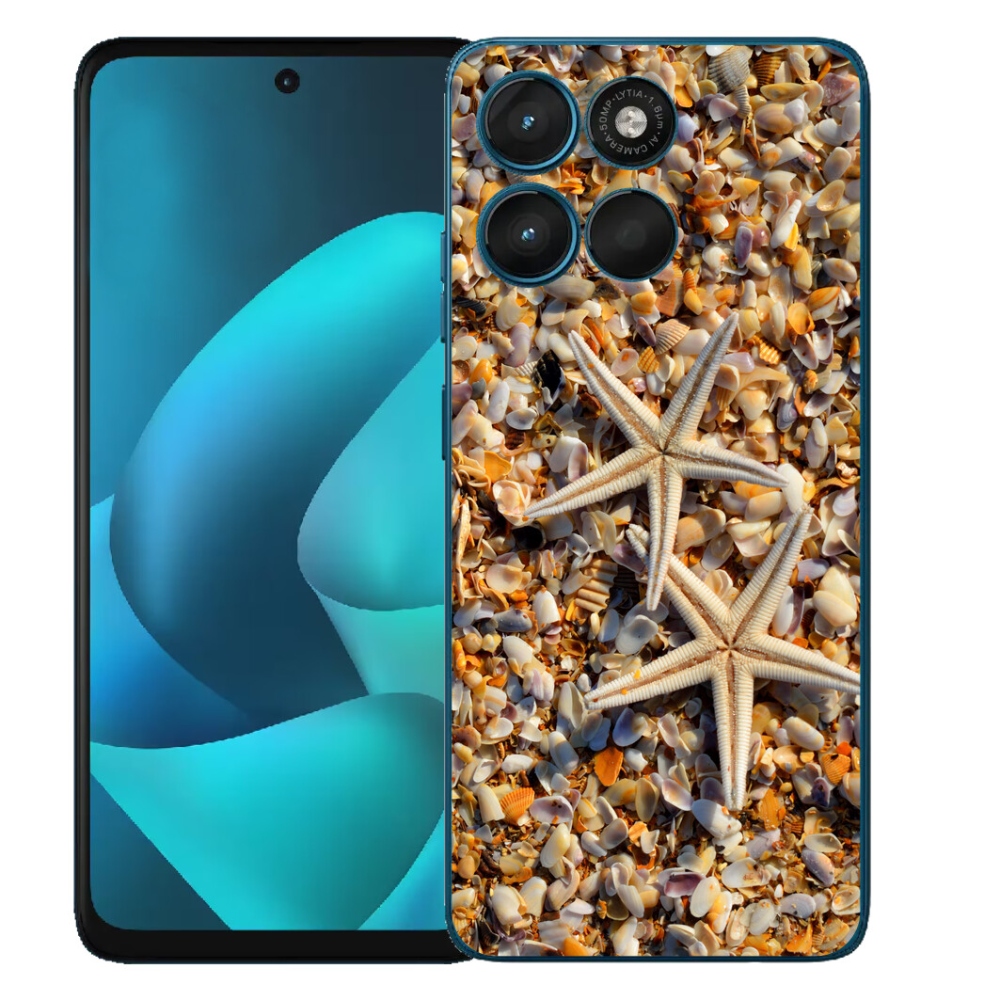 Gélový obal mmCase pre Motorola Moto G57 Power – morské hviezdice