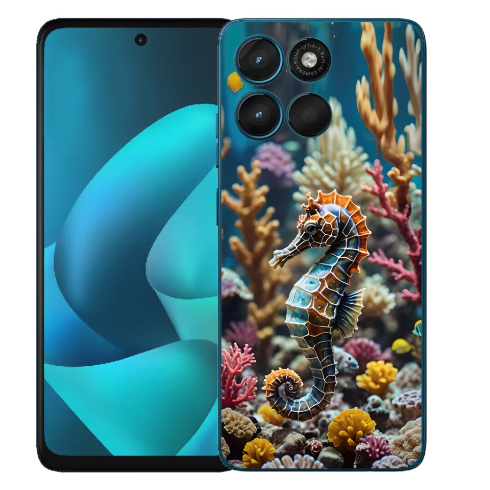 Gélový obal mmCase pre Motorola Moto G57 Power – morský koník 2