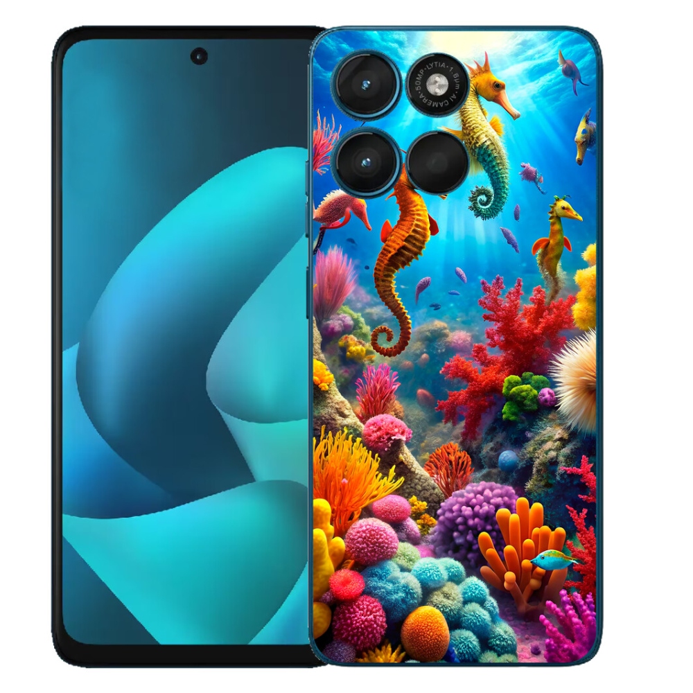 Gélový obal mmCase pre Motorola Moto G57 Power – Morský svet 3