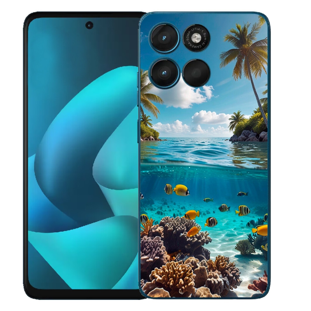 Gélový obal mmCase pre Motorola Moto G57 Power – Morský svet 4