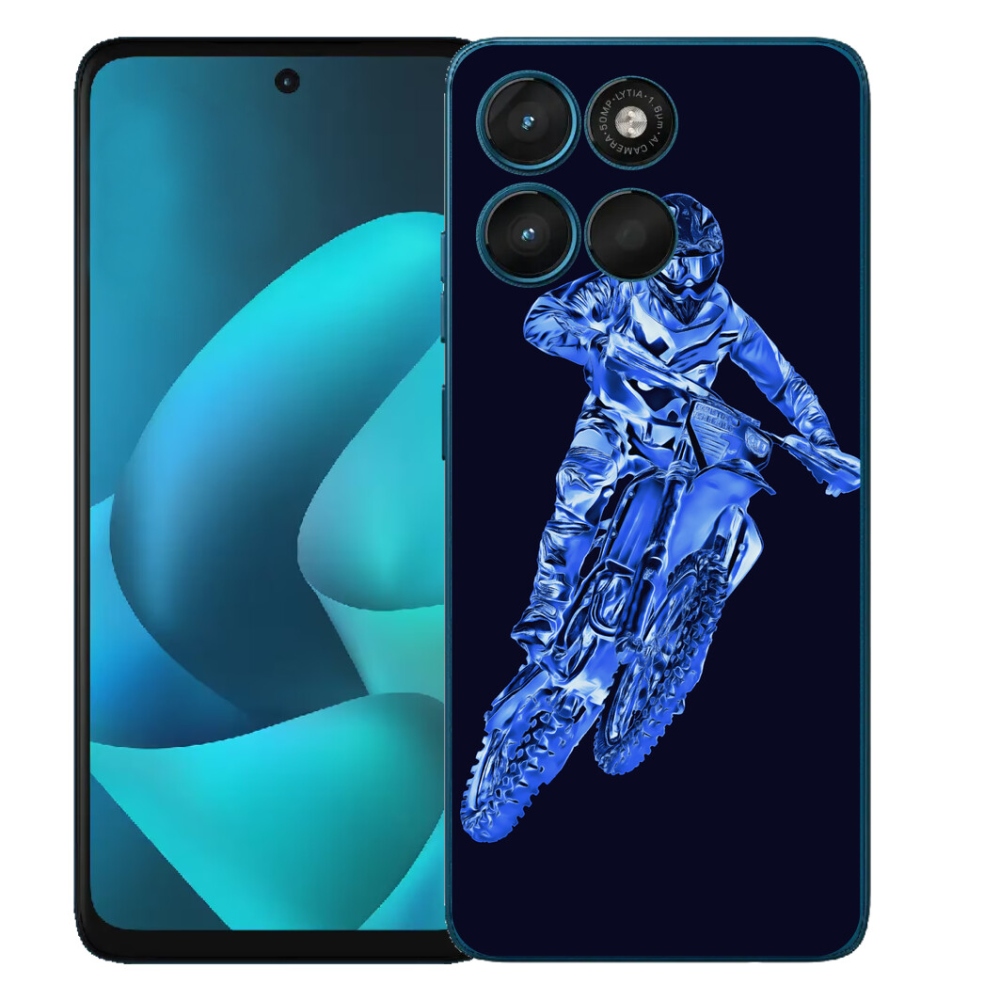 Gélový obal mmCase pre Motorola Moto G57 Power – motocross 1