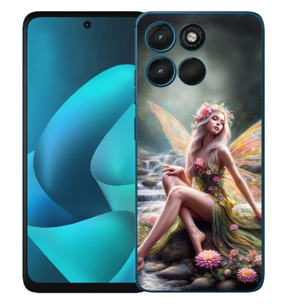 Gélový obal mmCase pre Motorola Moto G57 Power – motýľová žena 1