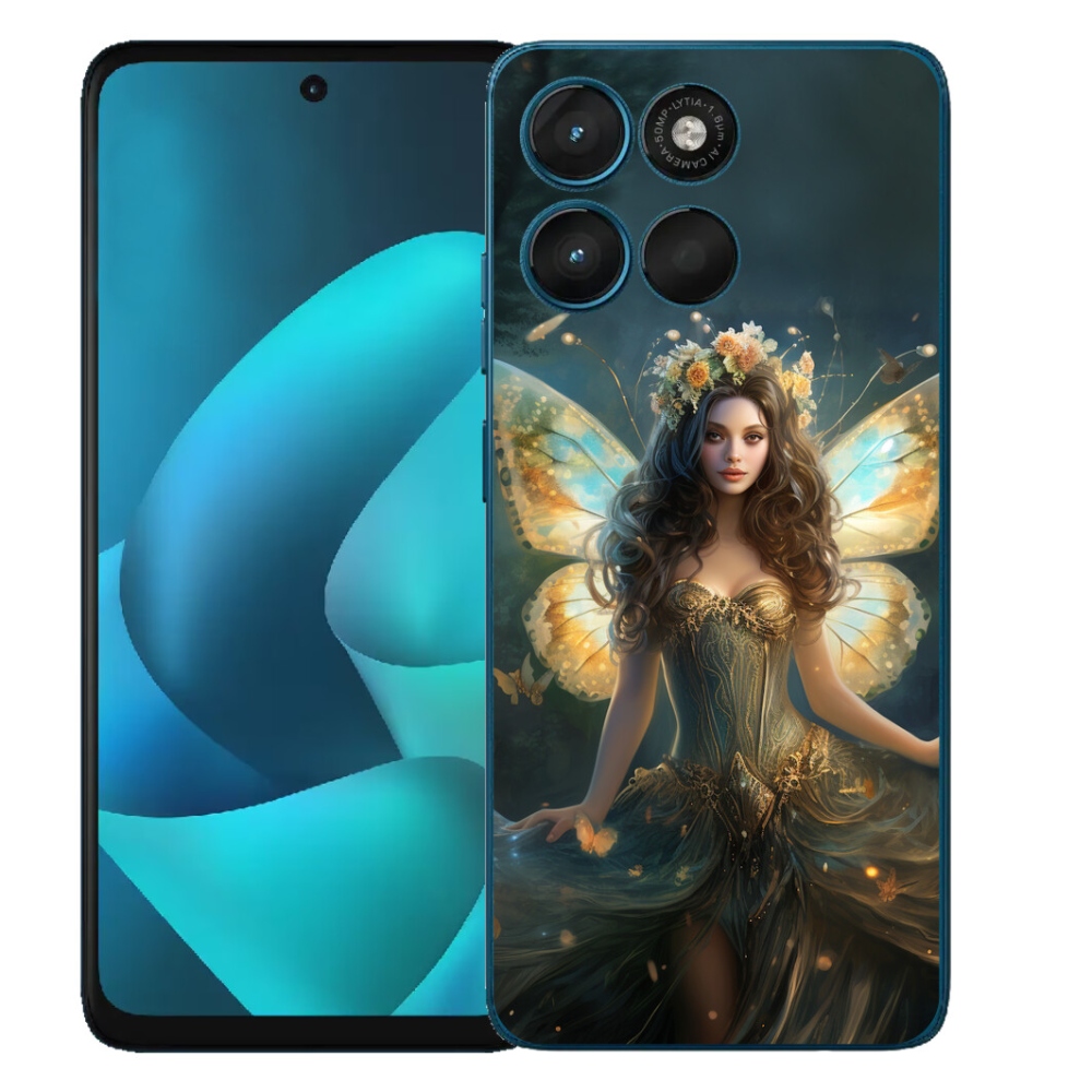 Gélový obal mmCase pre Motorola Moto G57 Power – motýľová žena