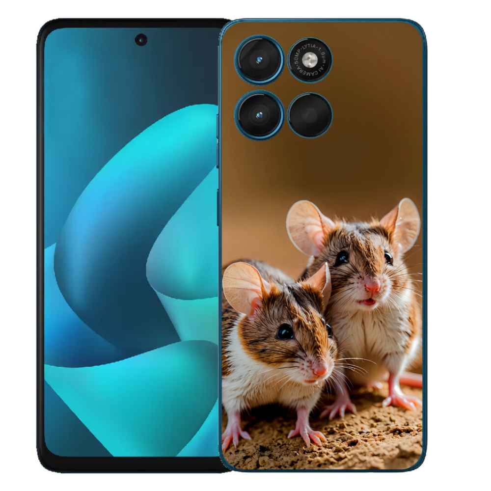 Gélový obal mmCase pre Motorola Moto G57 Power – duo myší