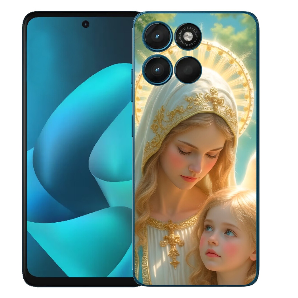 Gélový obal mmCase pre Motorola Moto G57 Power – náboženský motív 2