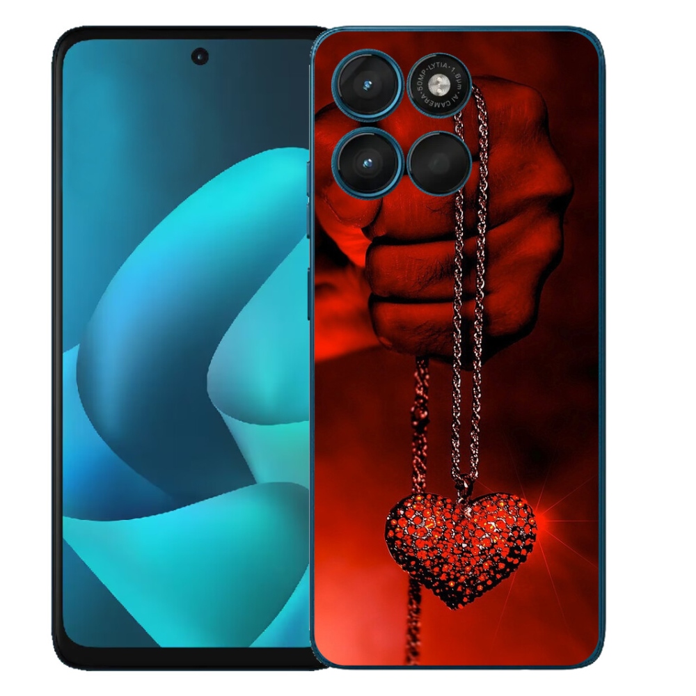 Gélový obal mmCase pre Motorola Moto G57 Power – náhrdelník