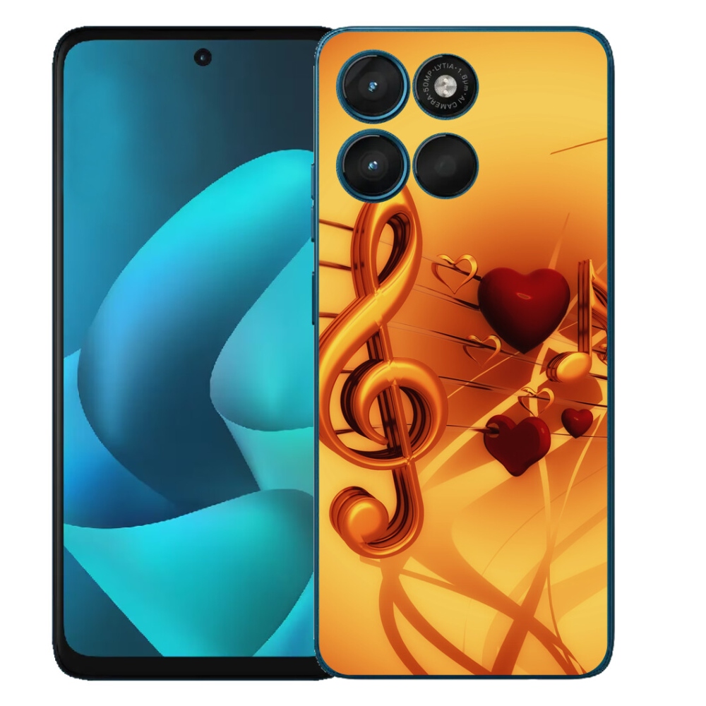 Gélový obal mmCase pre Motorola Moto G57 Power – poznámky