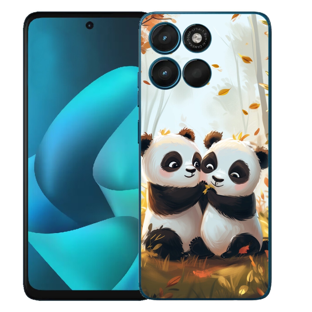 Gélový obal mmCase pre Motorola Moto G57 Power – pandy