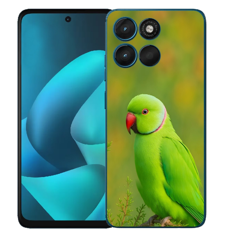 Gélový obal mmCase pre Motorola Moto G57 Power – papagáj alexandr 2