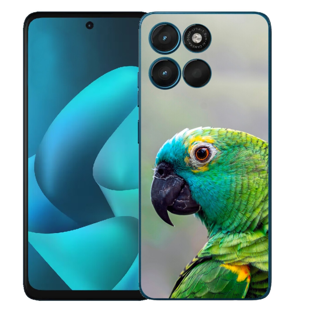 Gélový obal mmCase pre Motorola Moto G57 Power – papagáj amazonský