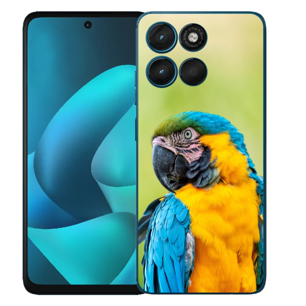 Gélový obal mmCase pre Motorola Moto G57 Power – papagáj ara 2