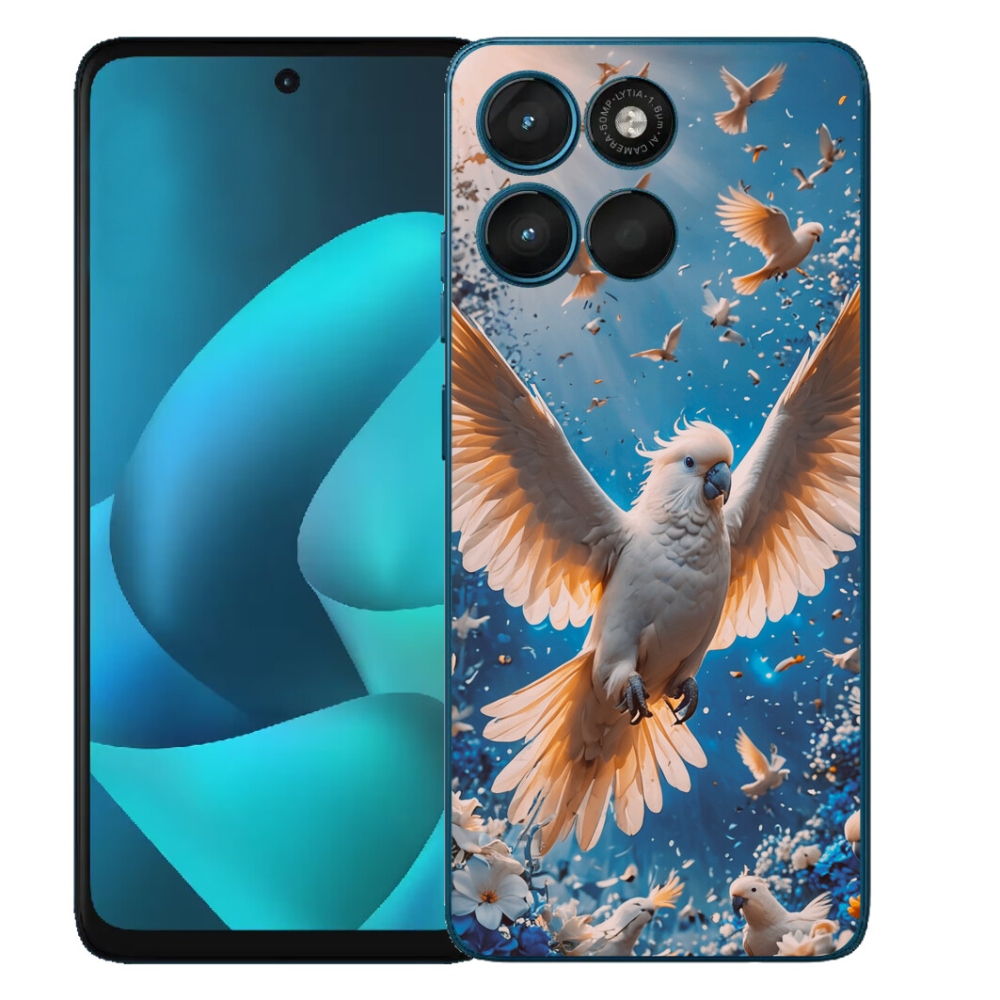 Gélový obal mmCase pre Motorola Moto G57 Power – kakadu