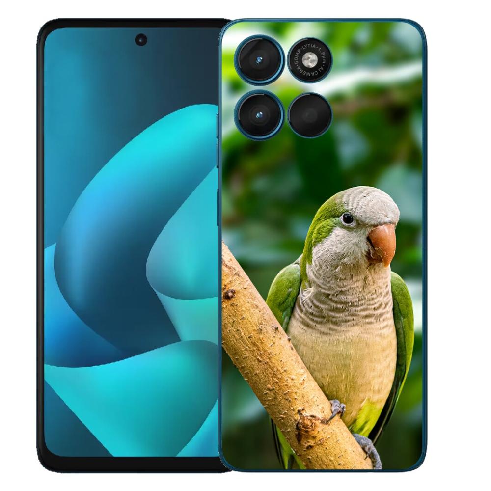 Gélový obal mmCase pre Motorola Moto G57 Power – papagáj mníšek