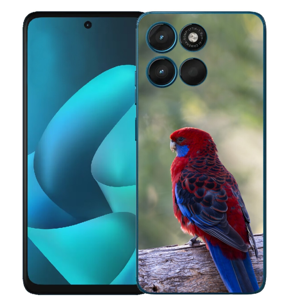 Gélový obal mmCase pre Motorola Moto G57 Power – papagáj rosela