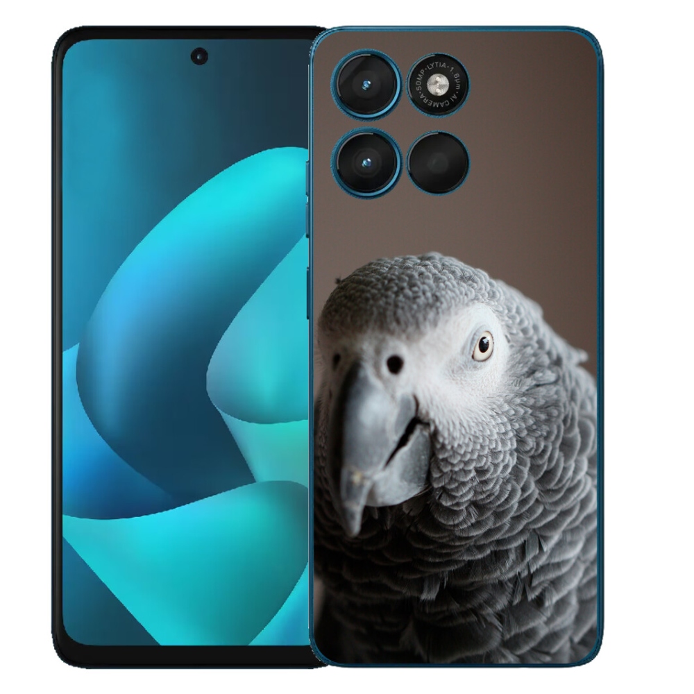 Gélový obal mmCase pre Motorola Moto G57 Power – papagáj žako 2