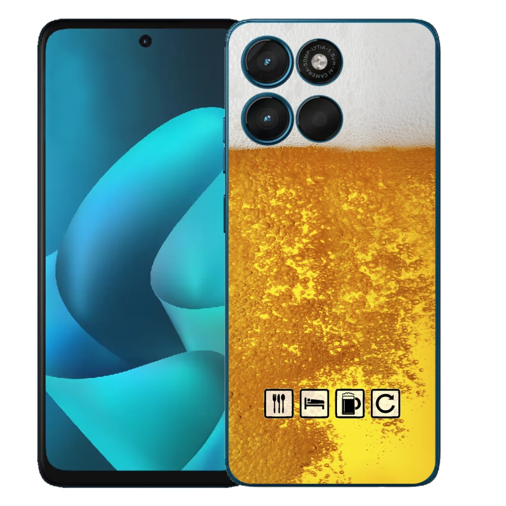 Gélový obal mmCase pre Motorola Moto G57 Power – motív piva 3