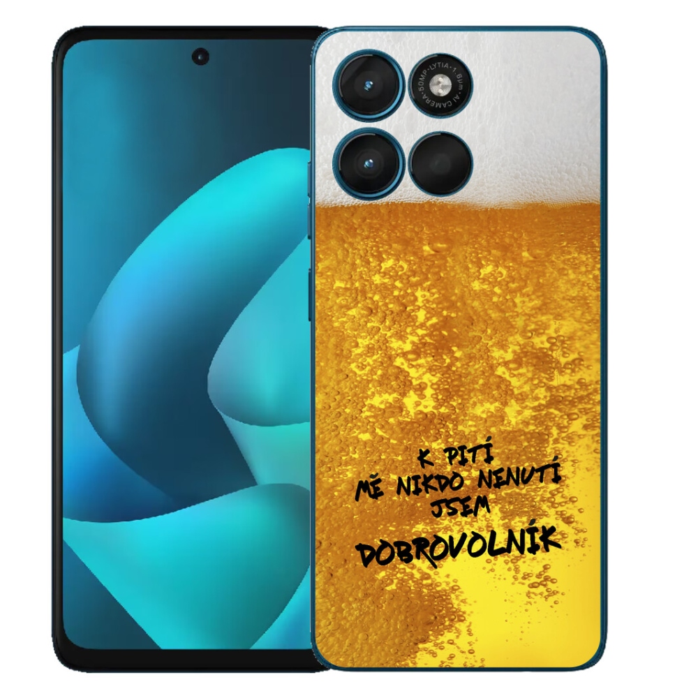 Gélový obal mmCase pre Motorola Moto G57 Power – motív piva 4