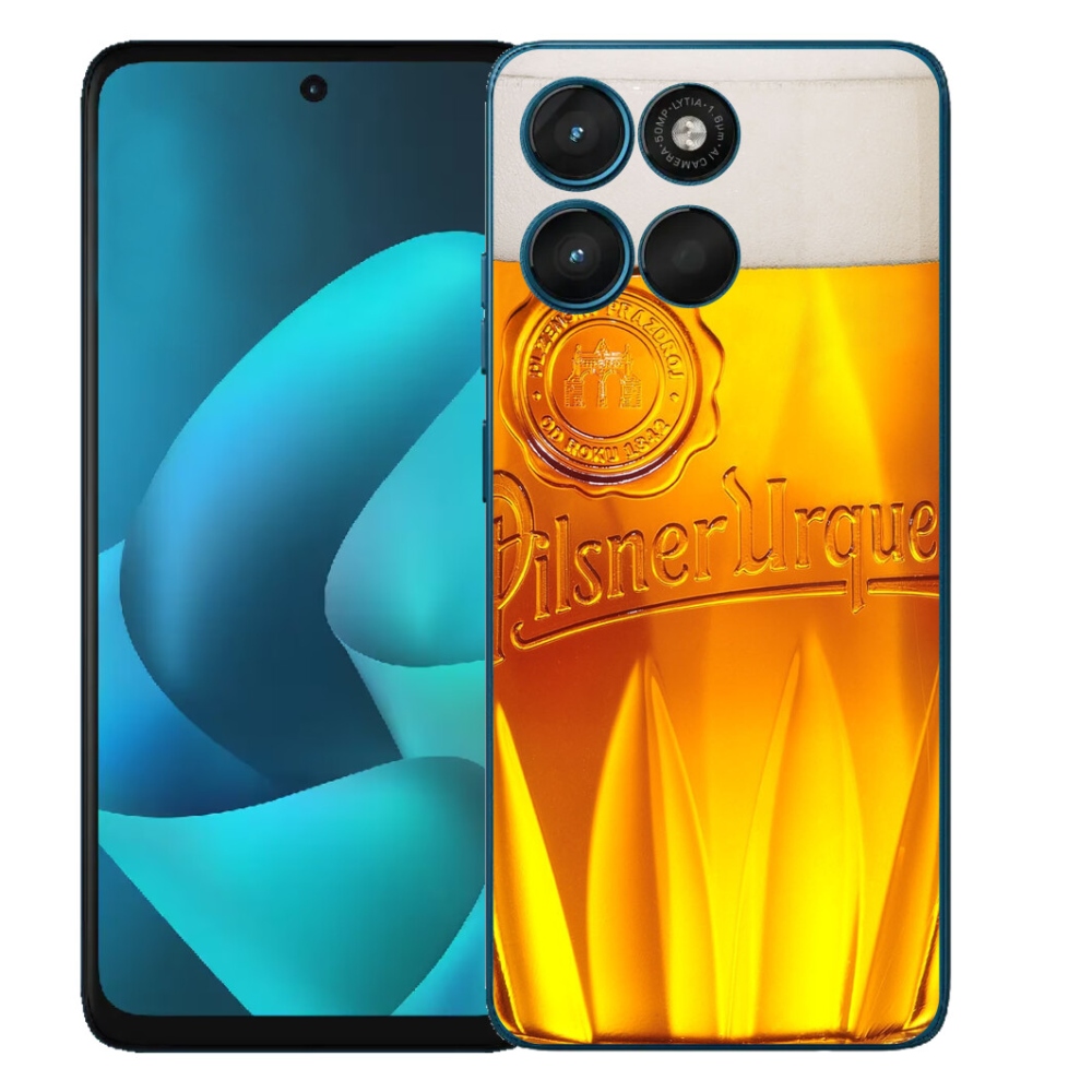 Gélový obal mmCase pre Motorola Moto G57 Power – pivo