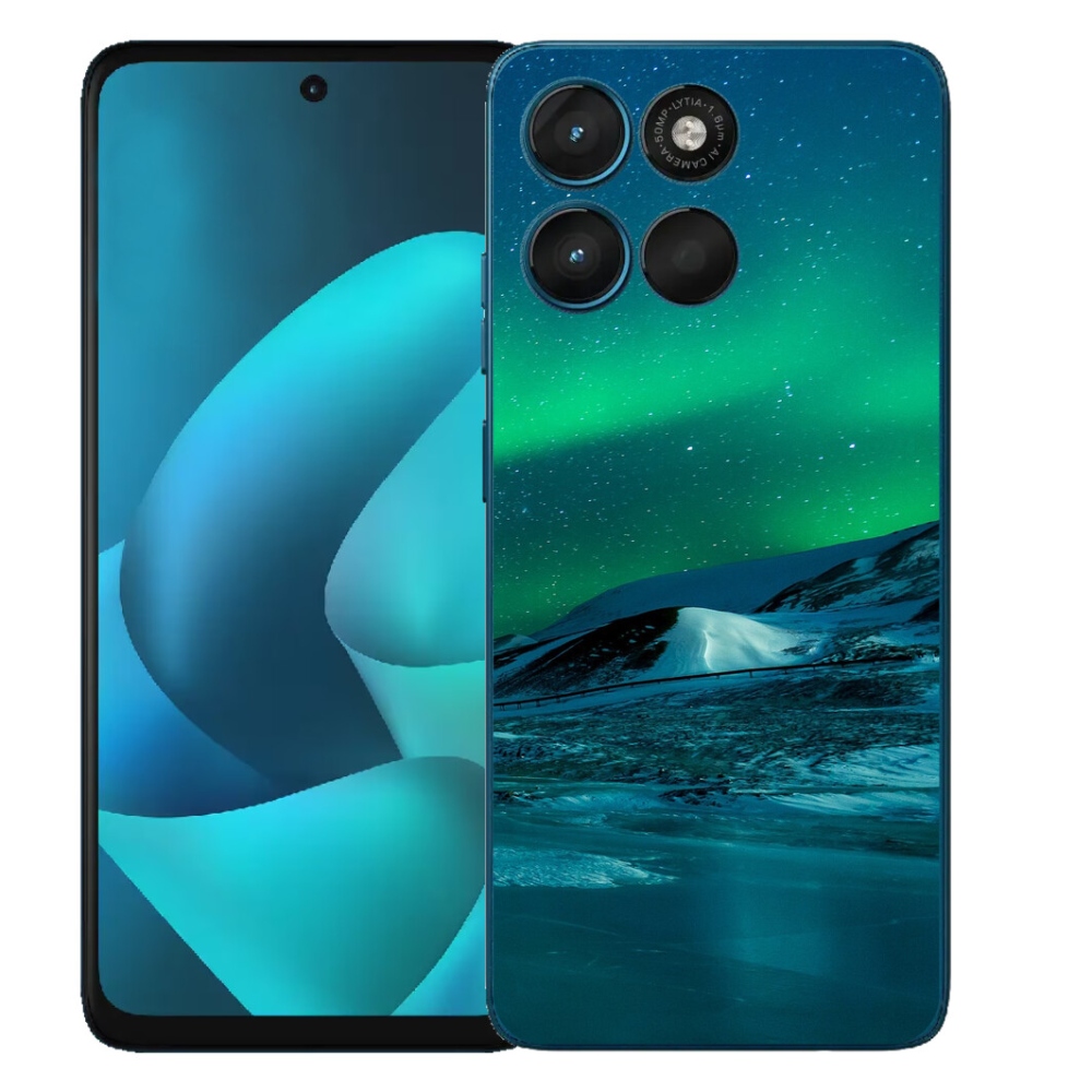 Gélový obal mmCase pre Motorola Moto G57 Power – polárna žiara