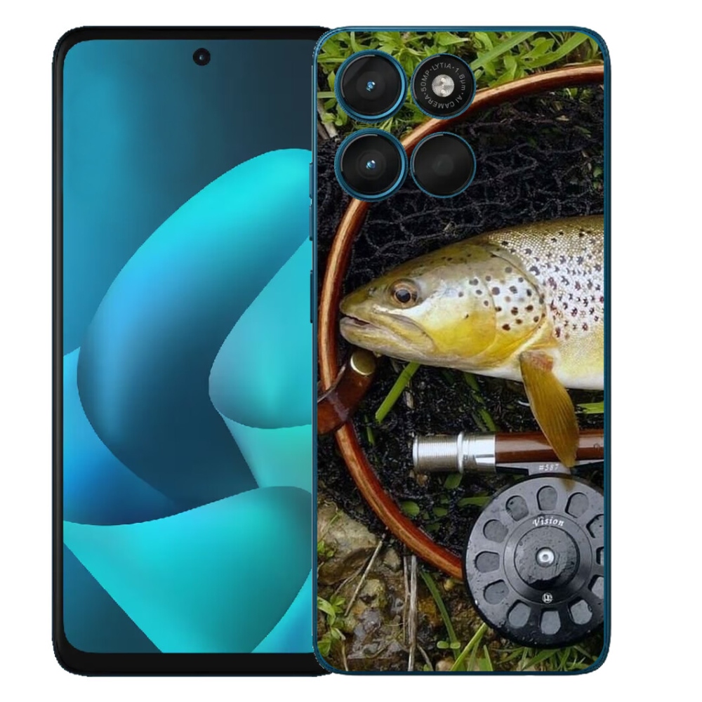 Gélový obal mmCase pre Motorola Moto G57 Power – pstruh 2