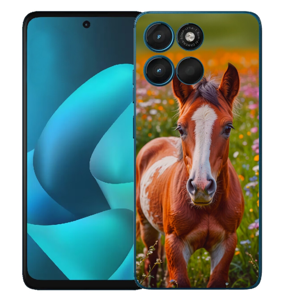 Gélové puzdro mmCase pre Motorola Moto G57 Power – roztomilé žriebä