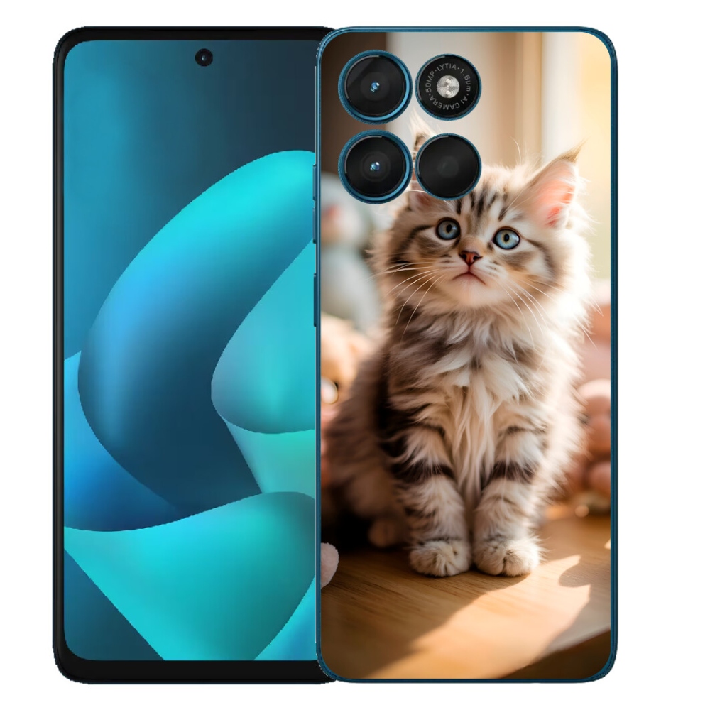 Gélové puzdro mmCase pre Motorola Moto G57 Power – roztomilé mačiatko 10