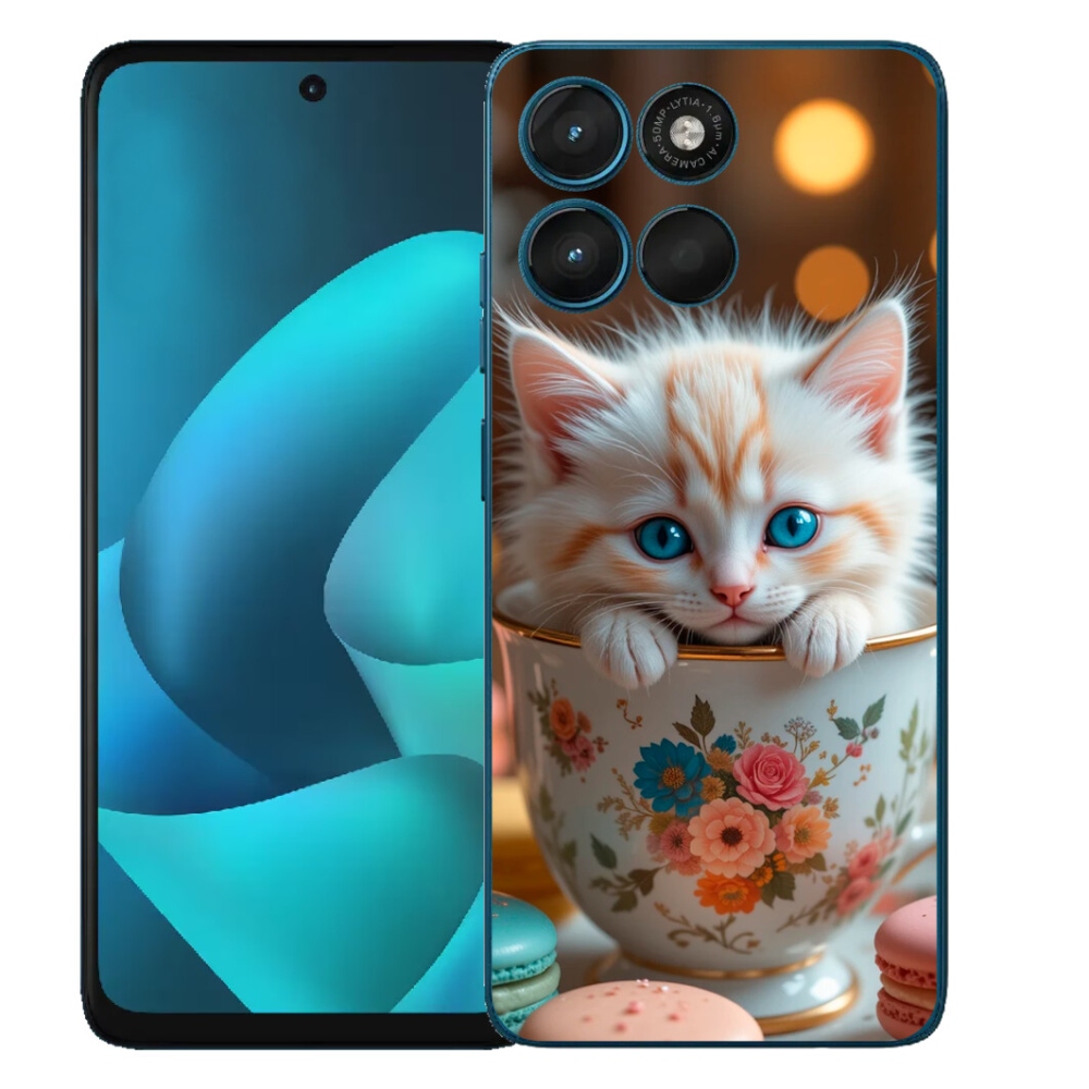 Gélové puzdro mmCase pre Motorola Moto G57 Power – roztomilé mačiatko 6
