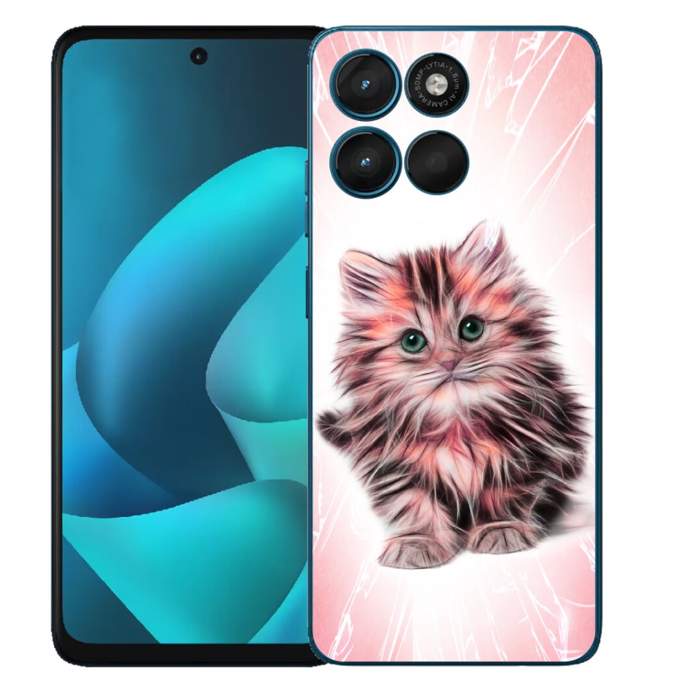Gélové puzdro mmCase pre Motorola Moto G57 Power – roztomilé mačiatko