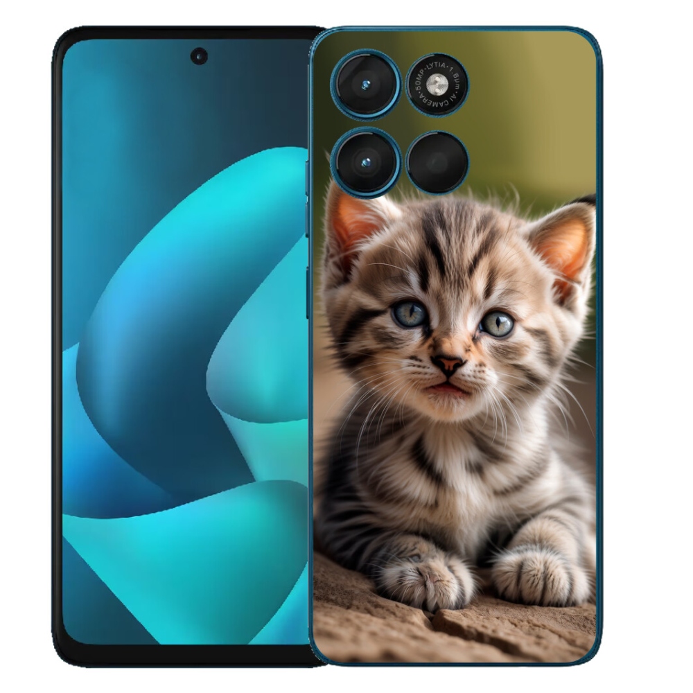 Gélové puzdro mmCase pre Motorola Moto G57 Power – roztomilé mačiatko 9