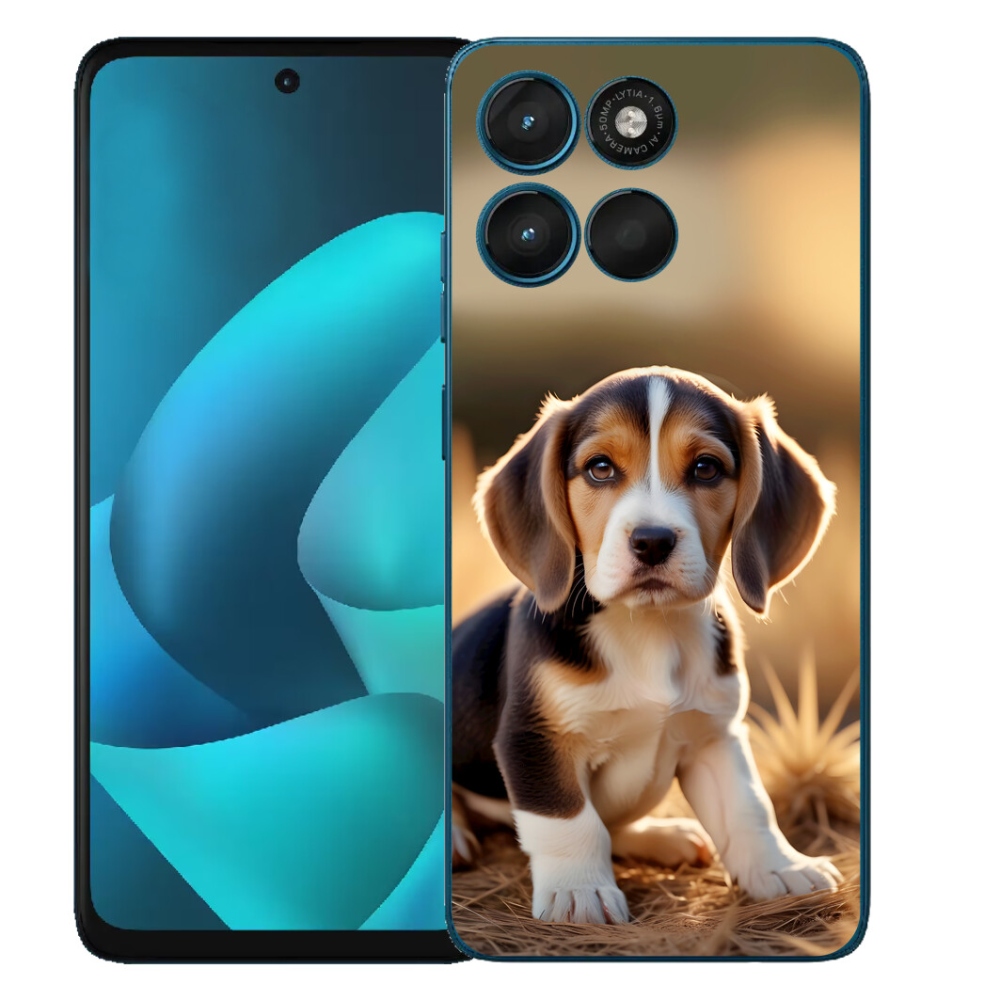 Gélové puzdro mmCase pre Motorola Moto G57 Power – roztomilý beagle