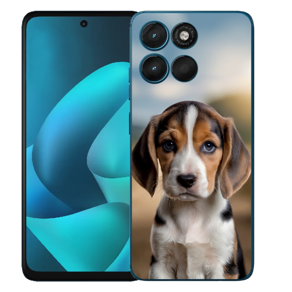 Gélové puzdro mmCase pre Motorola Moto G57 Power – roztomilý beagle