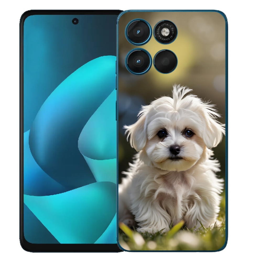 Gélové puzdro mmCase pre Motorola Moto G57 Power – roztomilý maltský psík