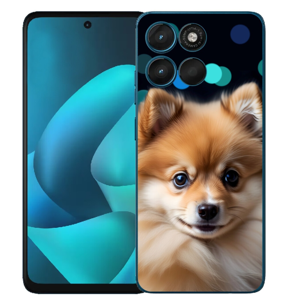 Gélový obal mmCase na Motorola Moto G57 Power – roztomilý pomeranian